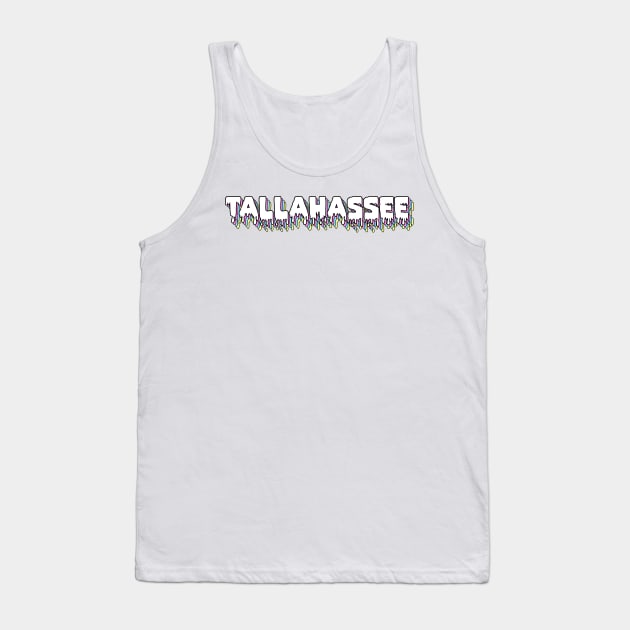 Tallahassee Retro Drippy Tank Top by lolosenese